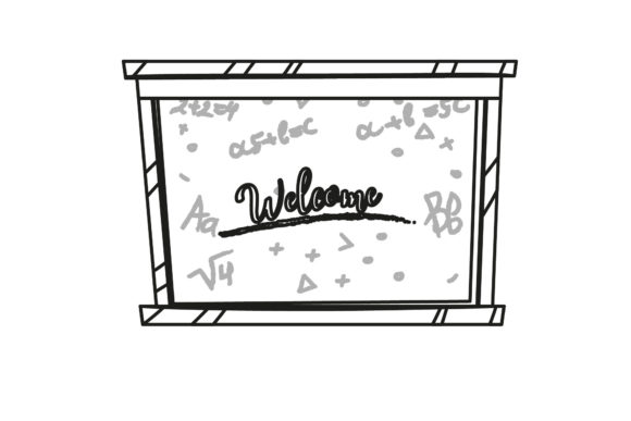 Back to School Whiteboard Outline: A Creative Toolkit for the New Academic Year