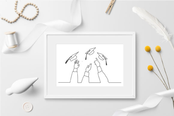 Continuous One Line Drawing a Graduate S: Strategic Minimalism for Education Branding