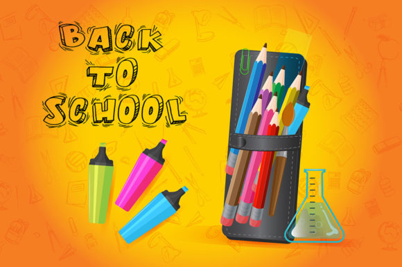 Elevating Creative Projects with Colorful Pencil Crayons Vector Design