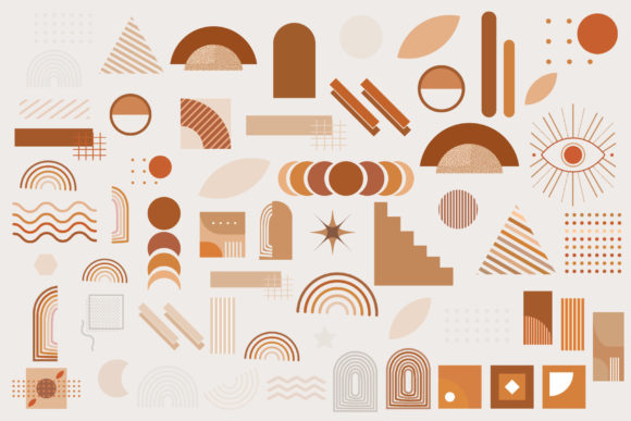Modern Abstract Geometric Illustration: A Versatile Creative Tool
