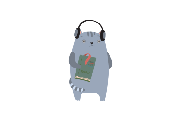 School Cat and Book Planner SVG for Creators and Educators