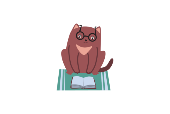 Teacher School Cat and Book SVG – A Versatile Digital Design for Educators, Creators, and Cat Lovers