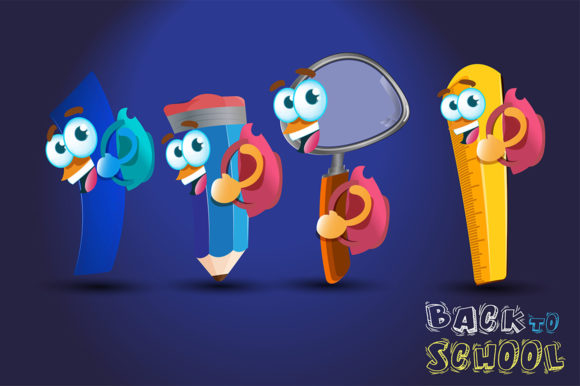 Understanding Vector Cartoon School Supplies for Versatile Design Projects
