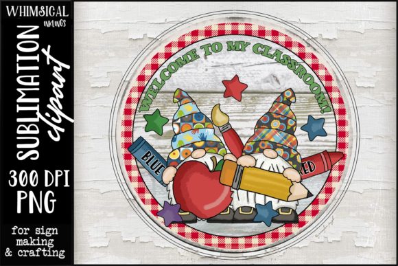 Welcome to My Classroom Gnome Round: A Fresh Take on Back-to-School Decor